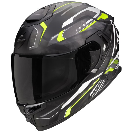 Scorpion Exo-GT SP Air Augusta Noir Mat / Gris / Jaune Fluo