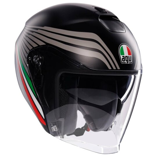 Casco AGV Irides jet Bologna negro mate