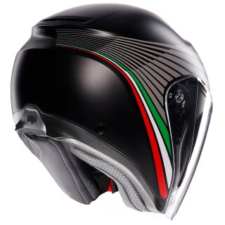 Casco AGV Irides jet Bologna negro mate