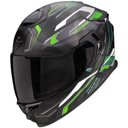 Scorpion Exo-GT SP Air Augusta Mate Negro / Gris / Verde