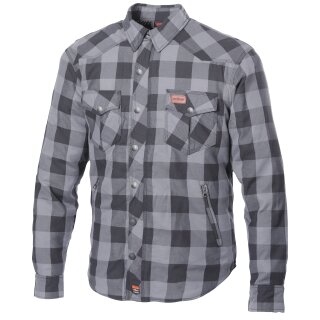 B&uuml;se Fairbanks Chemise de moto textile, Gris