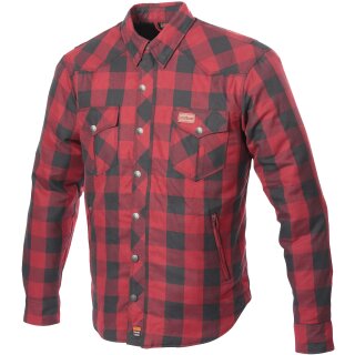 B&uuml;se Fairbanks Chemise de moto textile, Rouge