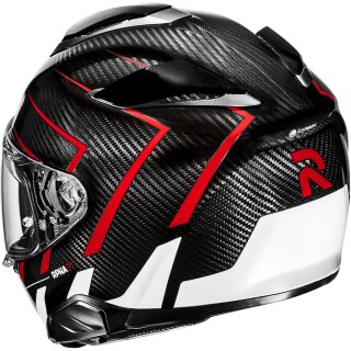 HJC RPHA 71 Carbon Cano MC1 Casque Intégral noir / rouge