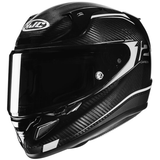 HJC RPHA 12 Casco Integral - Carbon Keres MC5 Negro / Blanco