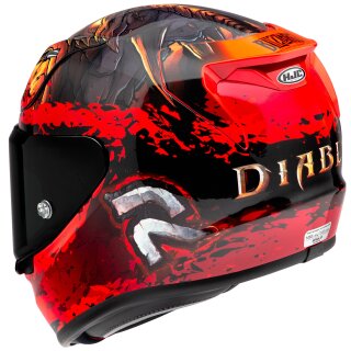 HJC RPHA 12 Casco Integrale - Diablo Blizzard MC1 Rosso /...