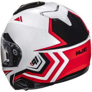 HJC i91 Casco Modulare - Tricus MC1 Rosso / Bianco / Nero