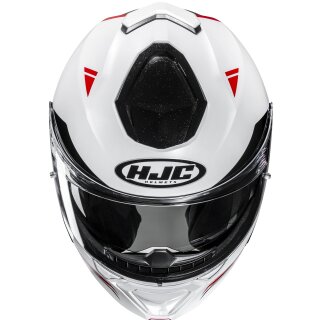 HJC i91 Casco Modular - Tricus MC1 Rojo / Blanco / Negro