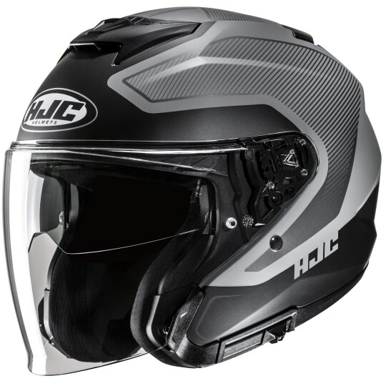 HJC i31 Casco Jet - Tevis MC5SF Negro / Gris