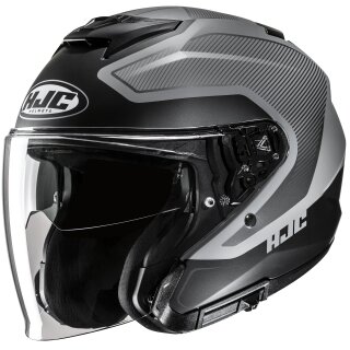 HJC i31 Casco Jet - Tevis MC5SF Nero / Grigio