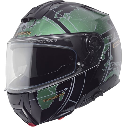 Schuberth C5 Klapphelm Globe Green