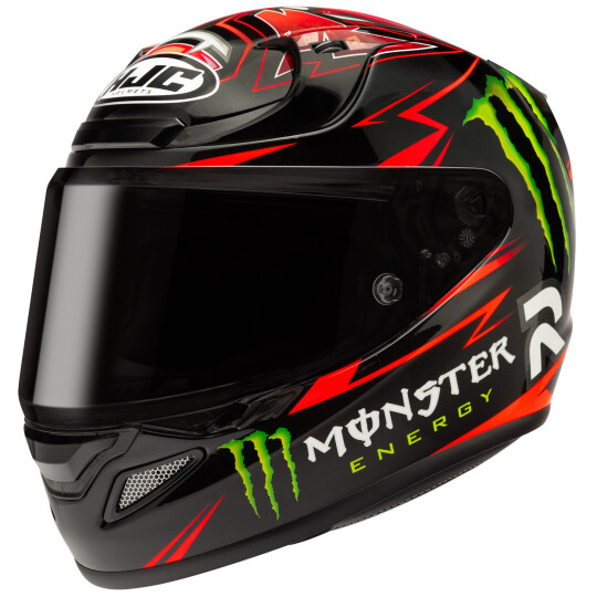 HJC RPHA 12 Casque Intégral - Quartararo Replica MC1 L