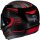 HJC RPHA 12 Casco Integrale - Carbon Keres MC1 Nero / Rosso M