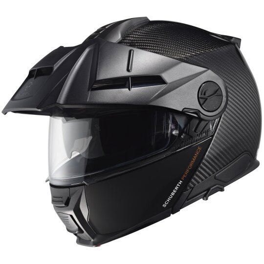 Schuberth E2 Casque Adventure - Noir Glossy Carbon XL