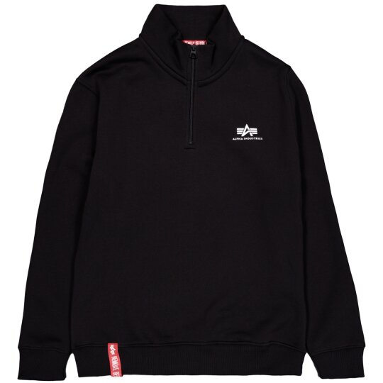 Alpha Industries Half Zip Sweater SL Nero