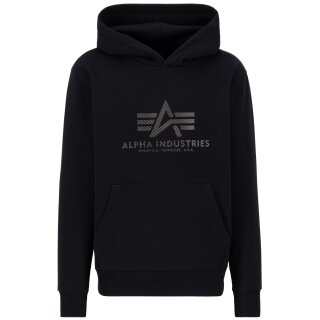 Alpha Industries Basic Hoody Carbon Noir / Noir