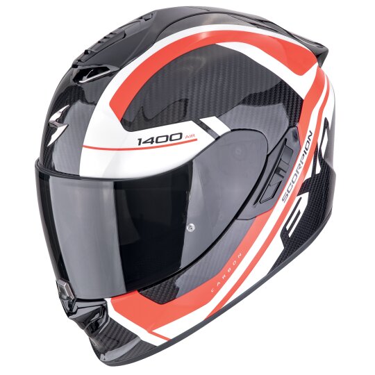 Scorpion Exo-1400 Evo II Carbon Air Enko Full Face Helmet Black / Red / White