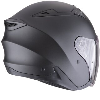 Scorpion Exo-Z1 Solid Casco Jet - Nero Perla Opaco