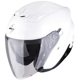 Scorpion Exo-Z1 Solid Casco Jet - Bianco Perla