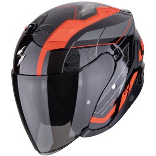 Scorpion Exo-Z1 Vue Casco Jet Nero / Rosso