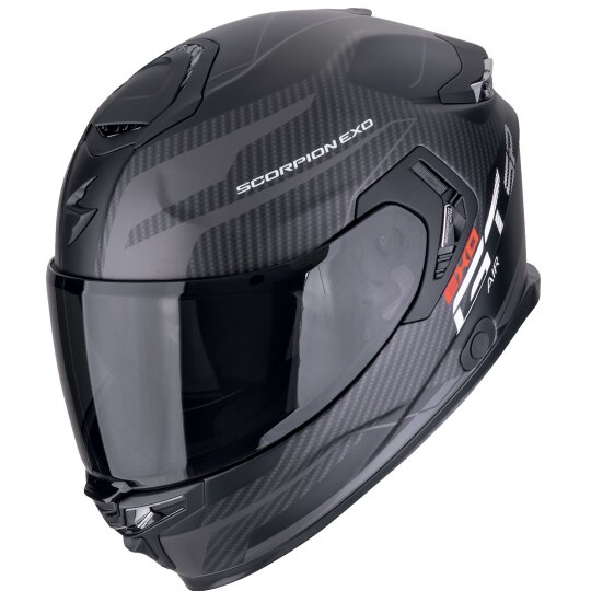 Scorpion Exo-GT SP Air Flex Casque Intégral Noir Mat / Argent