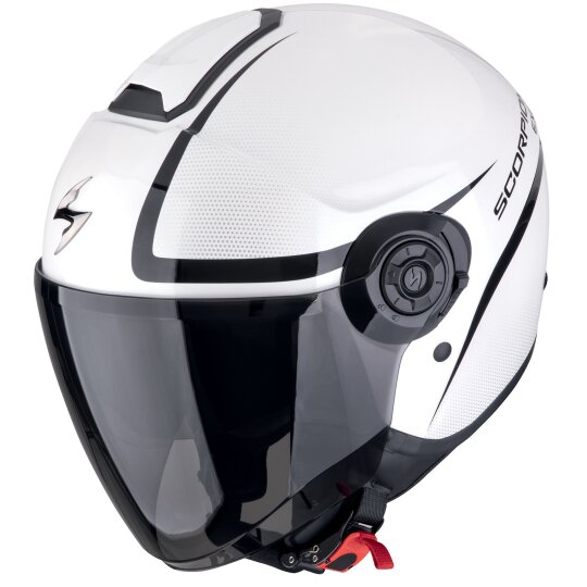 Scorpion Exo-City II Intercity Casco Jet Negro / Blanco