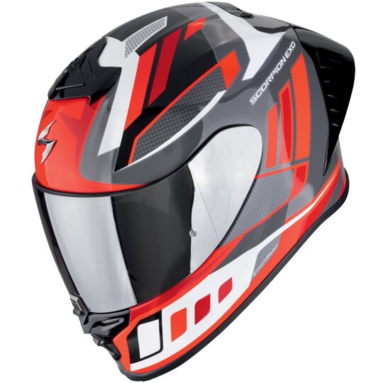 Scorpion Exo-R1 Evo Air II Vital Casco Integral Gris / Blanco / Rojo