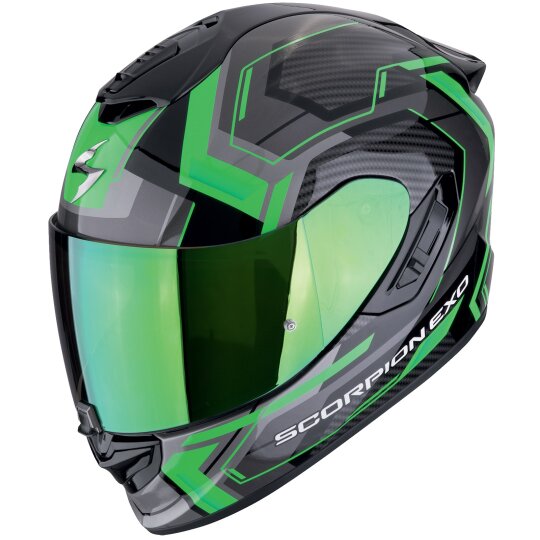 Scorpion Exo-1400 Evo II Air Linart Casco Integral Negro / Verde