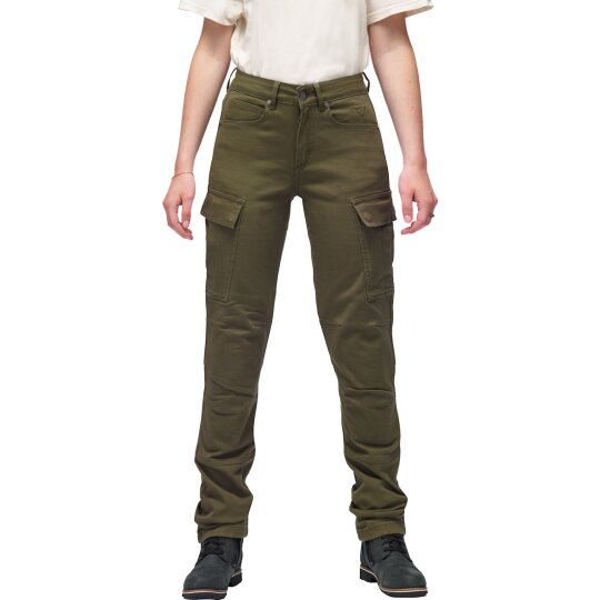 Modeka Brandon Cargo Damen Jeans Olive