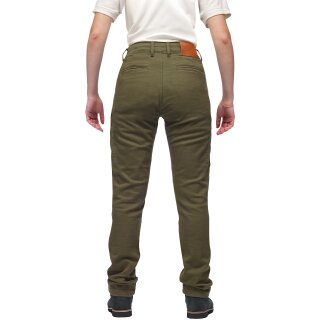 Jeans Modeka Brandon Cargo Femme, Olive