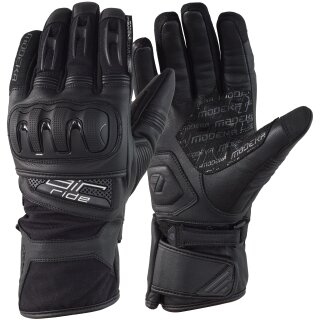 Gants en cuir Modeka Air Ride Dry II Noir