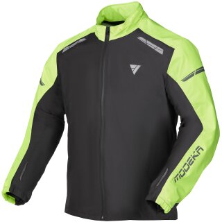 Modeka Hydroflex Textiljacke Schwarz / Gelb
