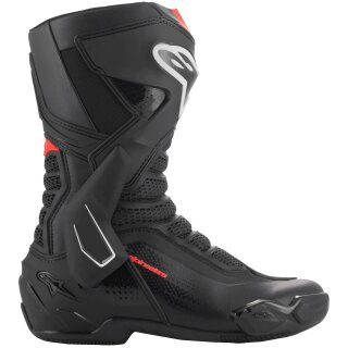 Alpinestars SMX-6 V3 Bottes de Moto Noir / Rouge-Fluo