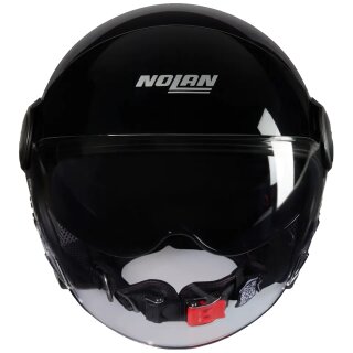 Nolan N21 Visor Classico N-Com Casco Jet Nero