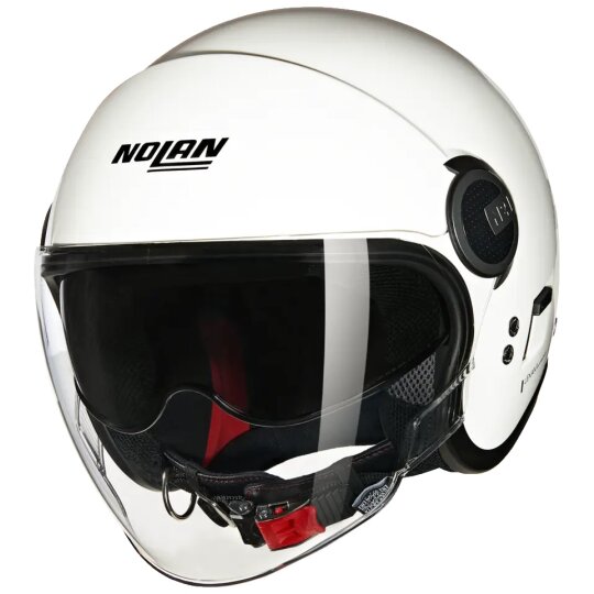 Nolan N21 Visor Classico N-Com Jethelm Weiss