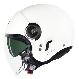 Nolan N21 Visor Classico N-Com Casco Jet Bianco