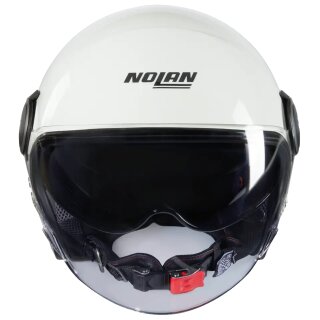 Nolan N21 Visor Classico N-Com Casco Jet Blanco