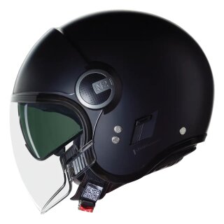 Nolan N21 Visor Classico N-Com Casco Jet Negro Mate