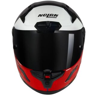 Nolan X-804 RS Ultra Carbon Blocco Casco Integrale Rosso / Blu / Bianco