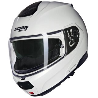 Nolan N100-6 Classico Nobile N-Com Casco Modulare Bianco