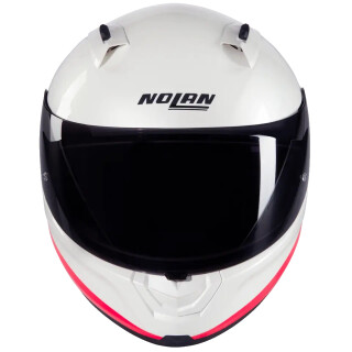 Nolan N60-6 Sport Verniciatura Speciale N-Com Casque Intégral Noir / Blanc / Rouge