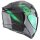 Scorpion Exo-1400 Evo II Carbon Air Platted Casco Integral Negro / Verde M