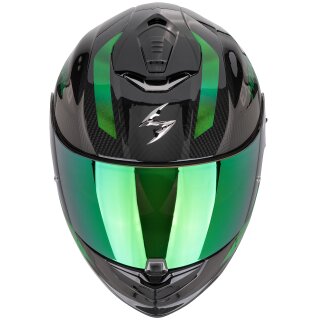 Scorpion Exo-1400 Evo II Carbon Air Platted Casco Integral Negro / Verde S