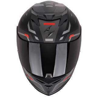 Scorpion Exo-520 Evo Air Ranka Casco Integral Negro / Plata / Rojo L