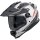 Scorpion Exo-ADF-9000 AIR Feat Casco da Adventure Nero Opaco / Bianco / Rosso M