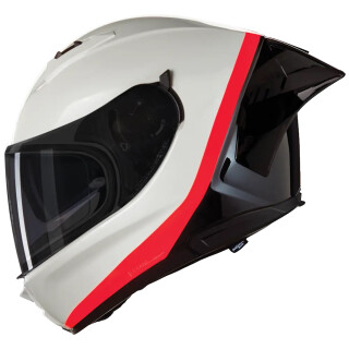 Nolan N60-6 Sport Verniciatura Speciale N-Com Casque Intégral Noir / Blanc / Rouge L