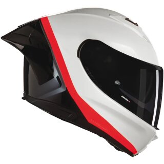 Nolan N60-6 Sport Verniciatura Speciale N-Com Casco Integrale Nero / Bianco / Rosso M