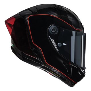 Nolan X-804 RS Ultra Carbon Asso Di Picche Full Face Helmet Black / Red M