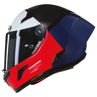 Nolan X-804 RS Ultra Carbon Blocco Casque Intégral Rouge / Bleu / Blanc M