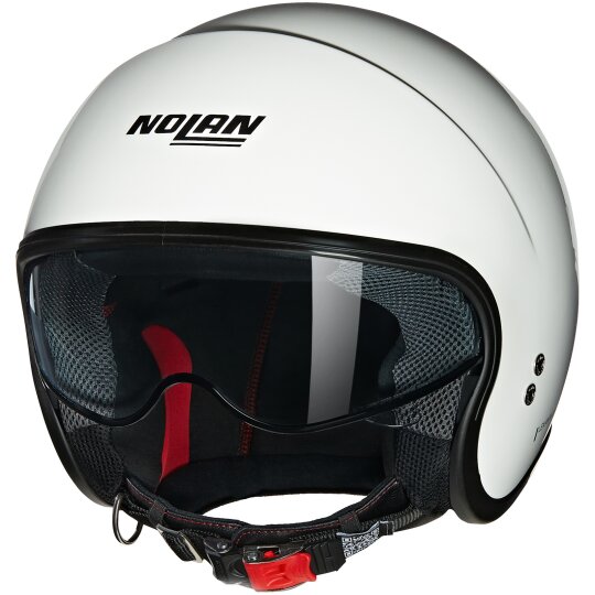 Nolan N21 Visor Classico N-Com Jet Helmet White S