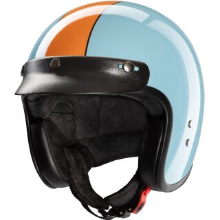 Kochmann RB-801 Gasoline Casco Jet Azul / Naranja